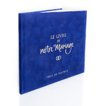 Le livre de notre mariage personnalisé bleu mairie