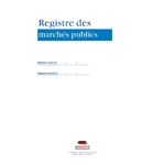 Registre des marchés publics 1