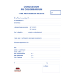 TITRES DE RECETTE POUR CONCESSION DANS UN COLUMBARIUM int