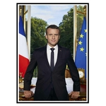 Cadre-photo-du-président-Macron