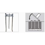 fixation platine mat