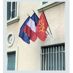 Drapeau anti-enroulement pour mairie