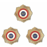 Insigne tricolore broche pour élu berger levrault