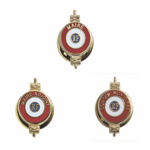 Insigne tricolore boutonnière 14 mm fabregue duo