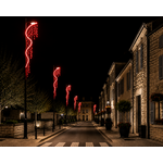 DECOR MOTULA PETILLANT ROUGE