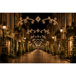 TRAVERSEE GABIN ET ETOILE 3 BLANC CHAUD RUE