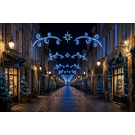 TRAVERSEE GABIN ET ETOILE TROIS RUE PIETONNE BLEU