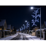 DECOR POTEAU BRANCHE PETILLANT NEIGE