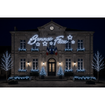 TRAVERSEE %22BONNES FETES%22 ETOILE BLANC FROID