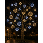 Suspension Lumineuse Sphère 3D pétillante mairie