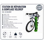 station-reparation-gonflage-velo-velorep-verte