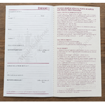 livret de famille page enfant avec note explicative