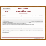 certificat parraiange civil