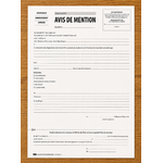 Avis de mention erreur