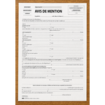 Avis de mention changement de nom mairie