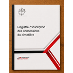Registre d'inscription des concessions du cimetière