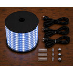 Cordon led bleu pétillant avec 3 kits dalimentation