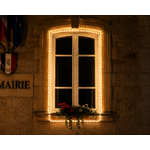 Cordon led blanc chaud avec 3 kits d'alimentation