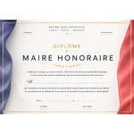 diplome maire honoraire mairie