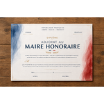 Diplome adjoint au maire honoraire 1