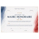diplome audjoint au maire honoraire