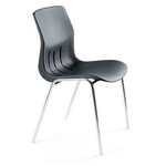 chaise pour collectivité KALINE-NOIR