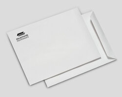 Enveloppes DL 90g personnalisées en quadrichromie sans fenêtre