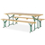 table et banc en bois