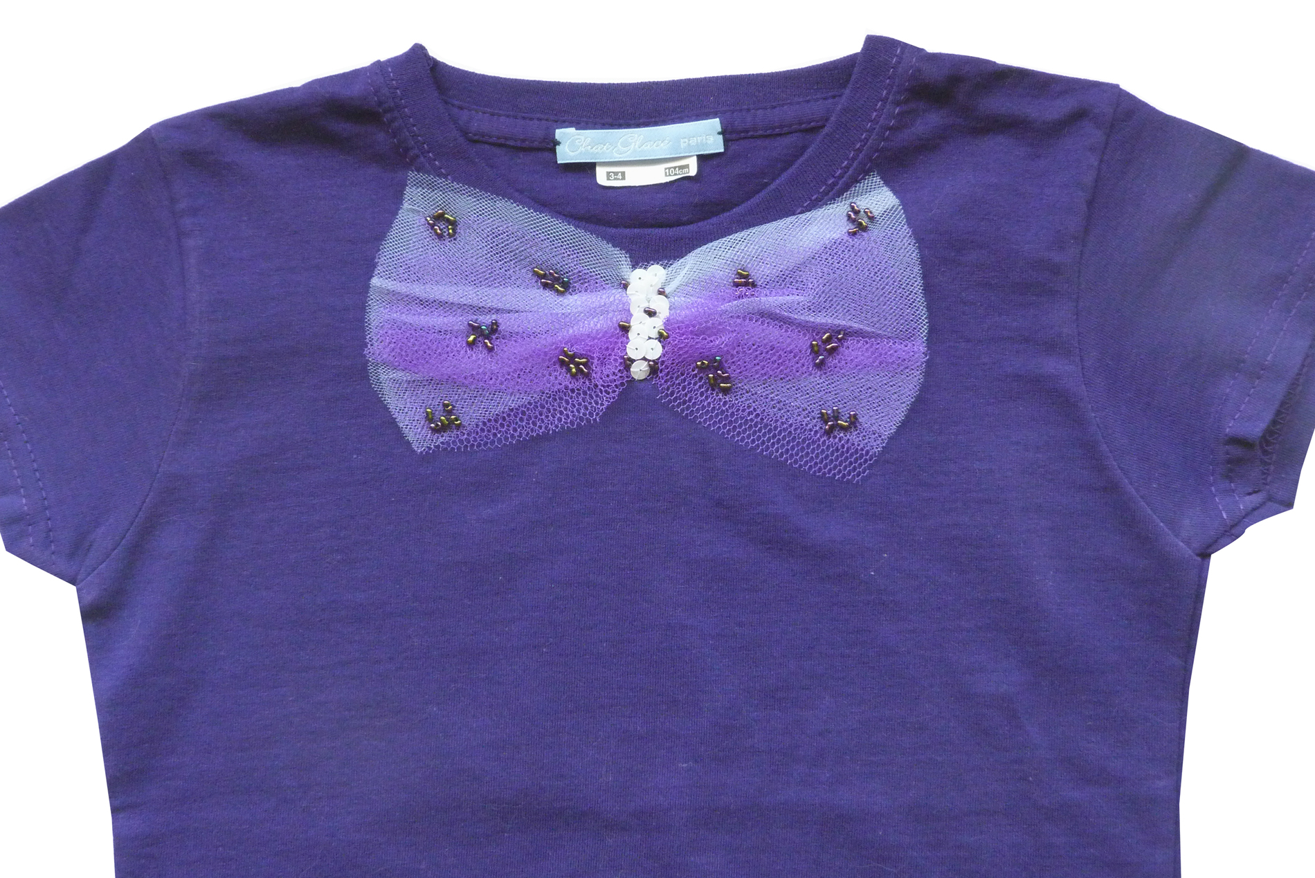t shirt violet detail 1