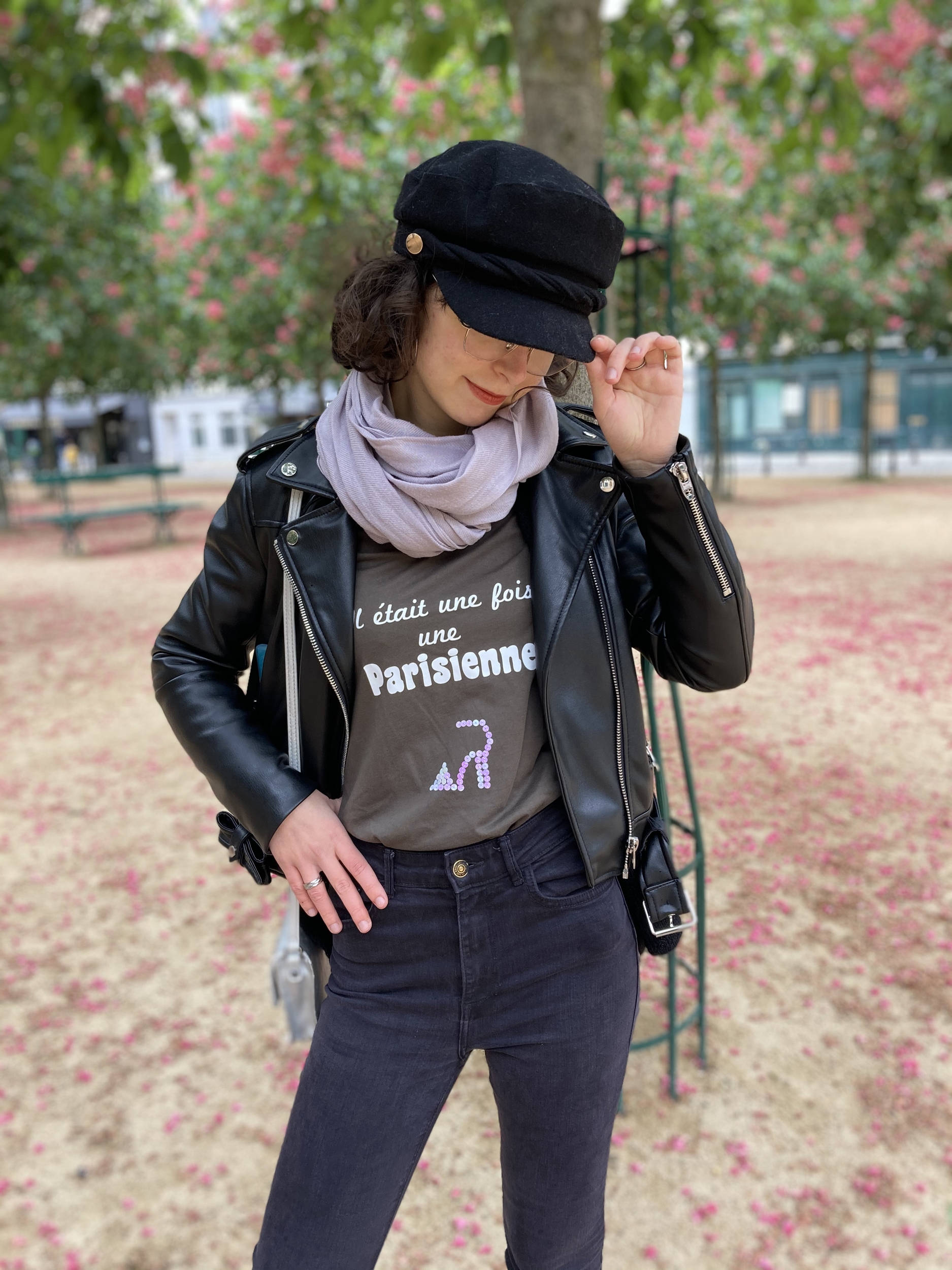 t-shirt femme kaki marque mode parisienne