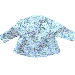corsage enfant coton imprimé fleurs anis Loulou