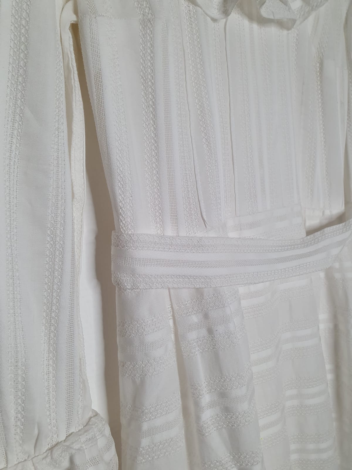 robe blanche vintage taille