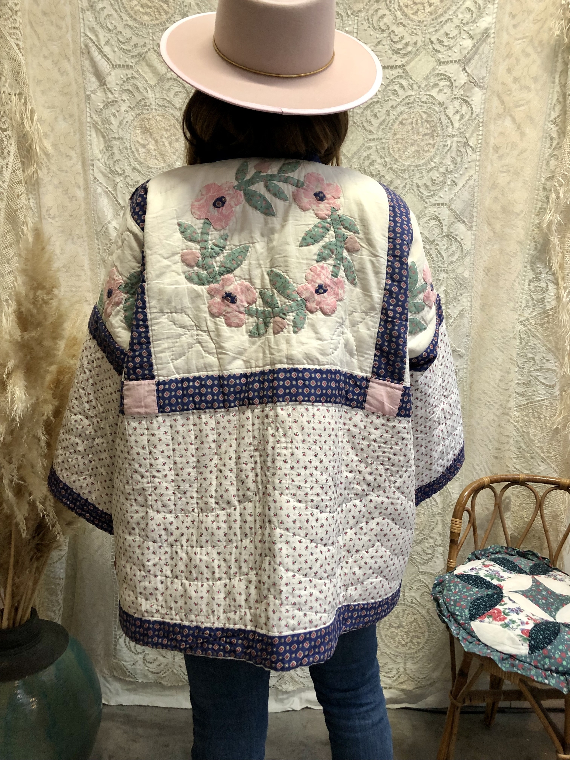 veste patchwork 19 portée dos