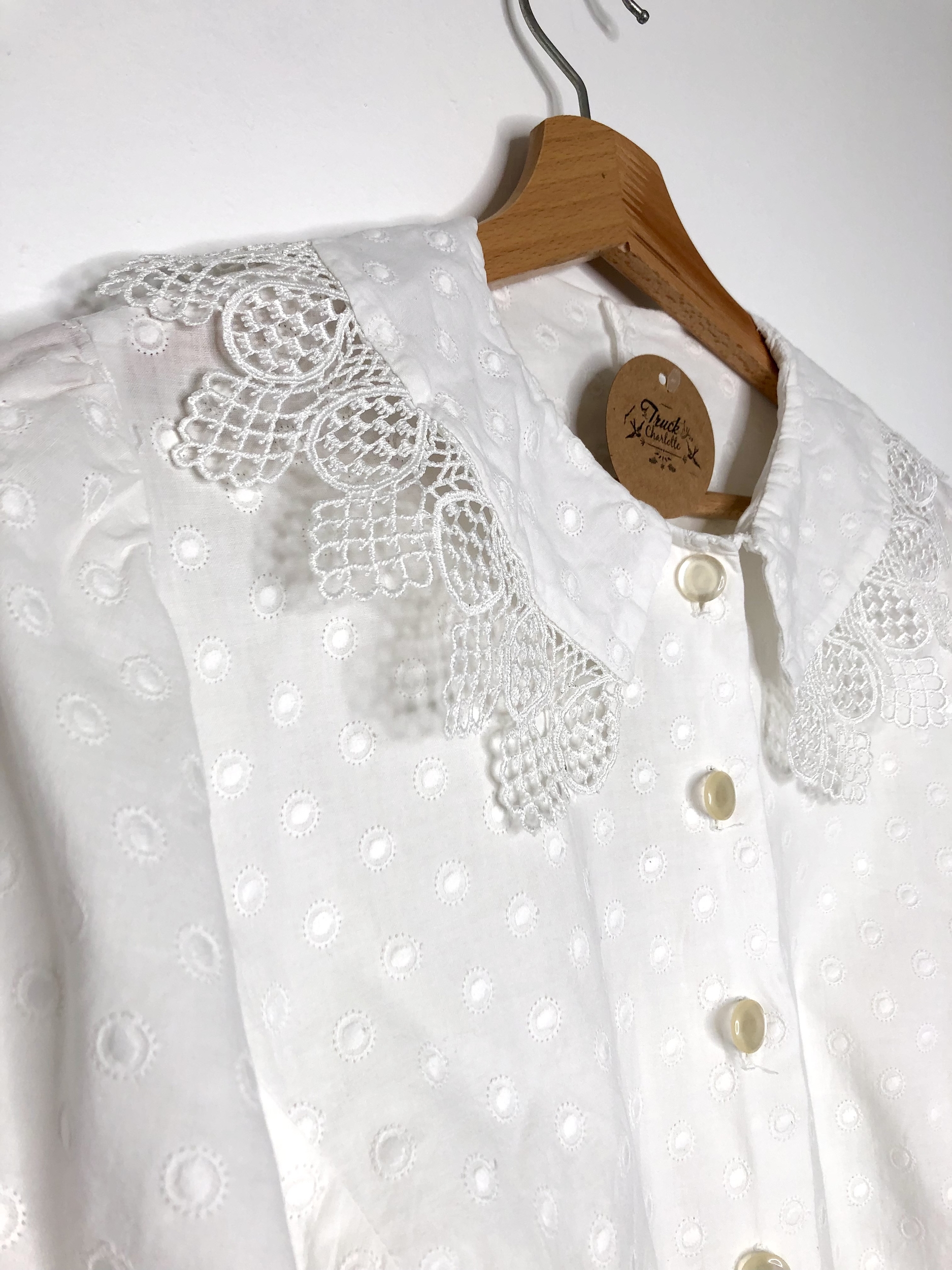 blouse romantique vintage col 2