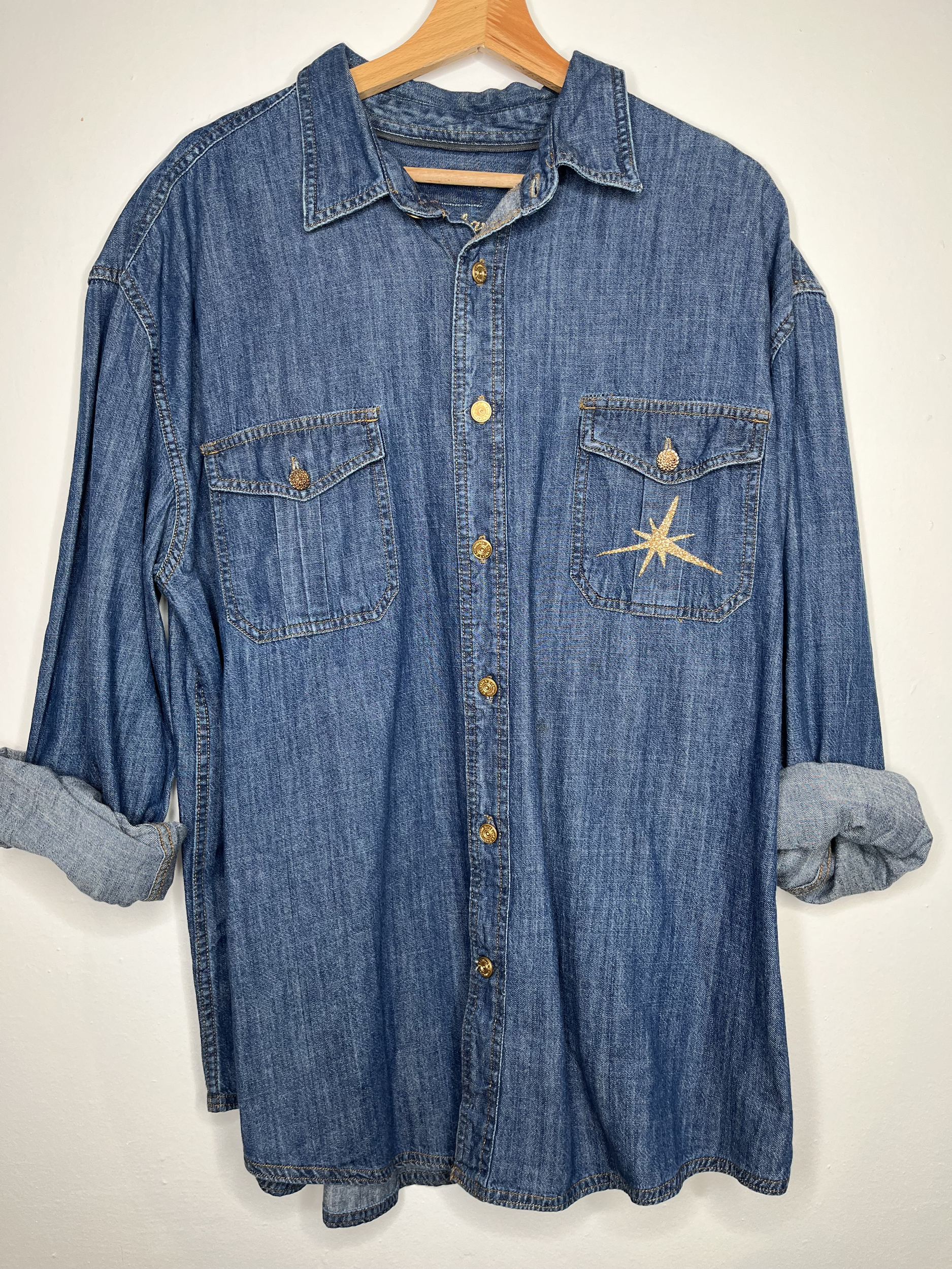 chemise jean vintage collab Les Lisette