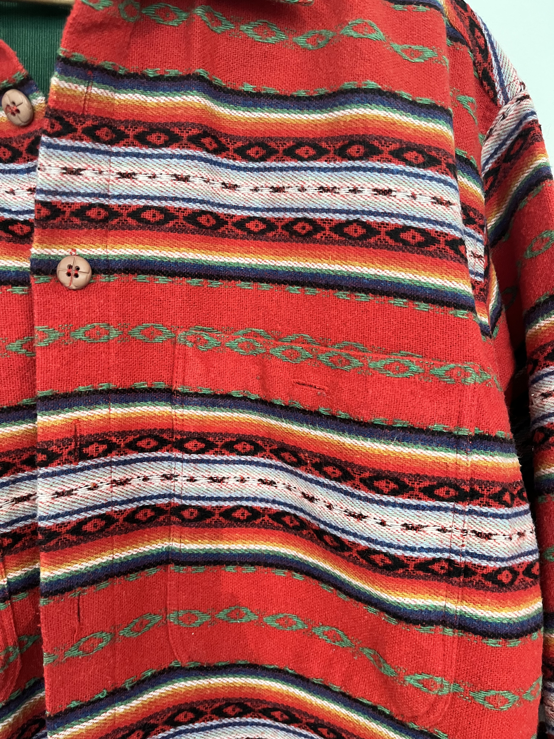 surchemise mexicaine vintage  détail 2