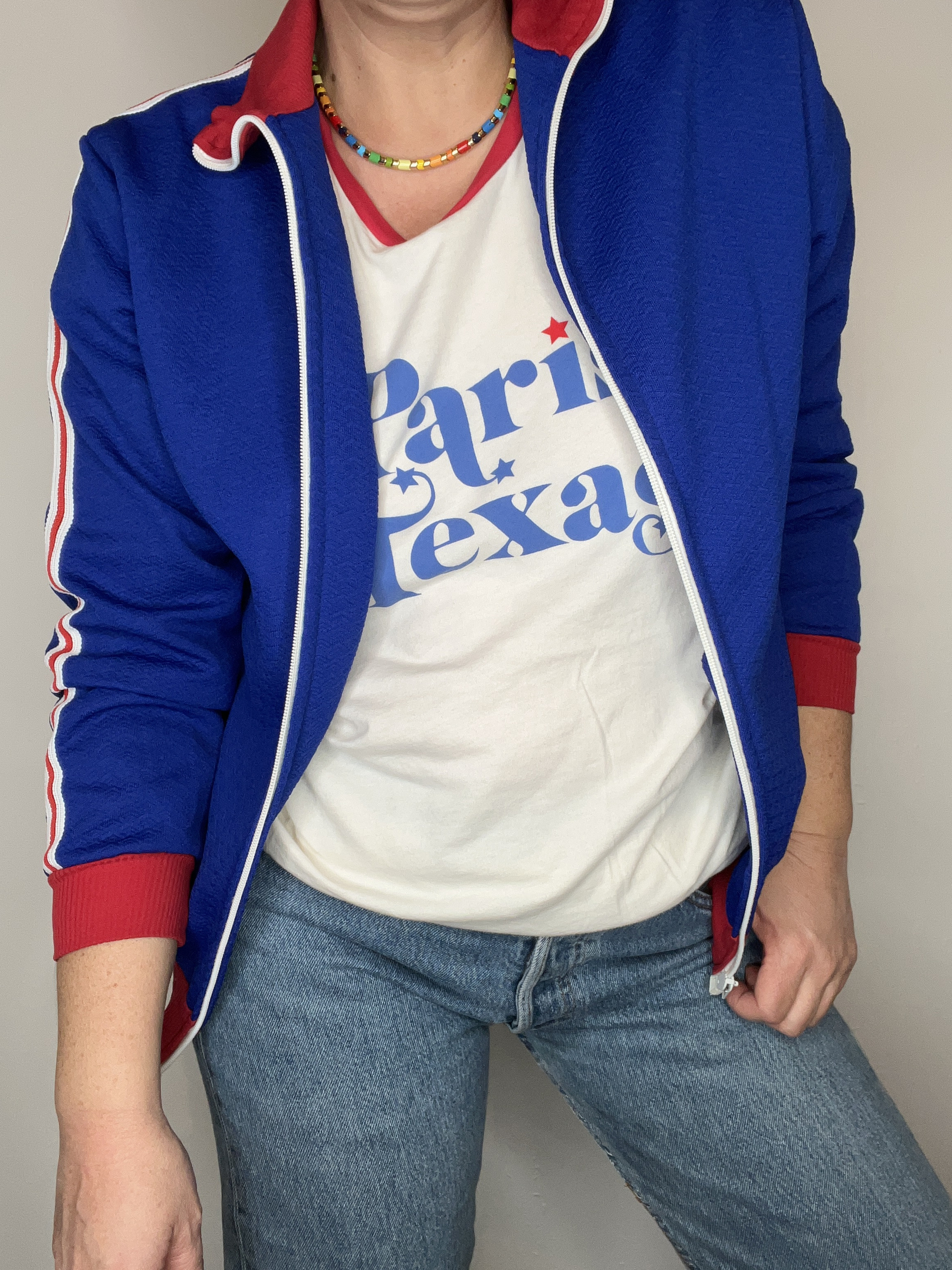 veste sport vintage porté