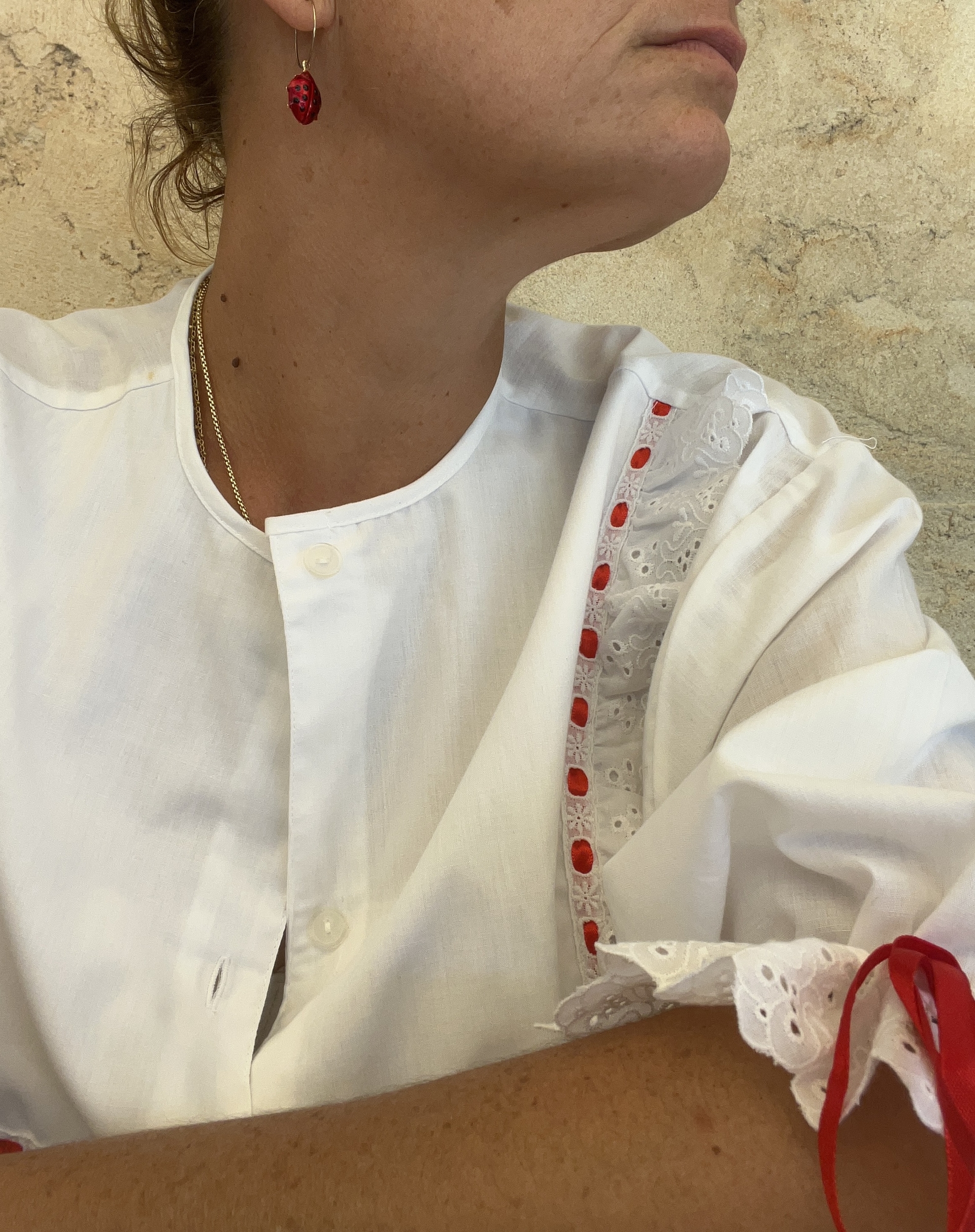BLOUSE VINTAGE DENTELLE 6