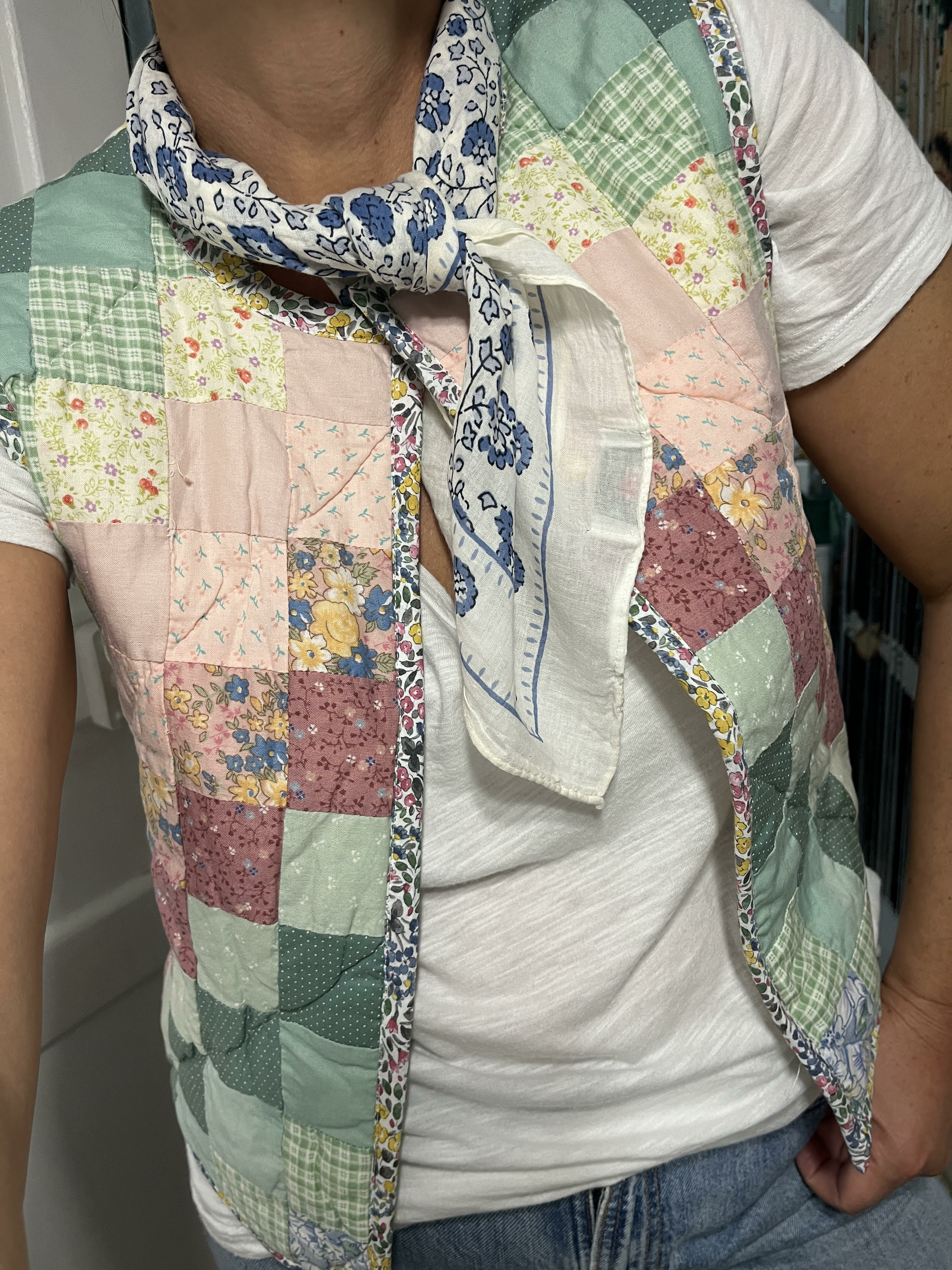 gilet patchwork candy 6