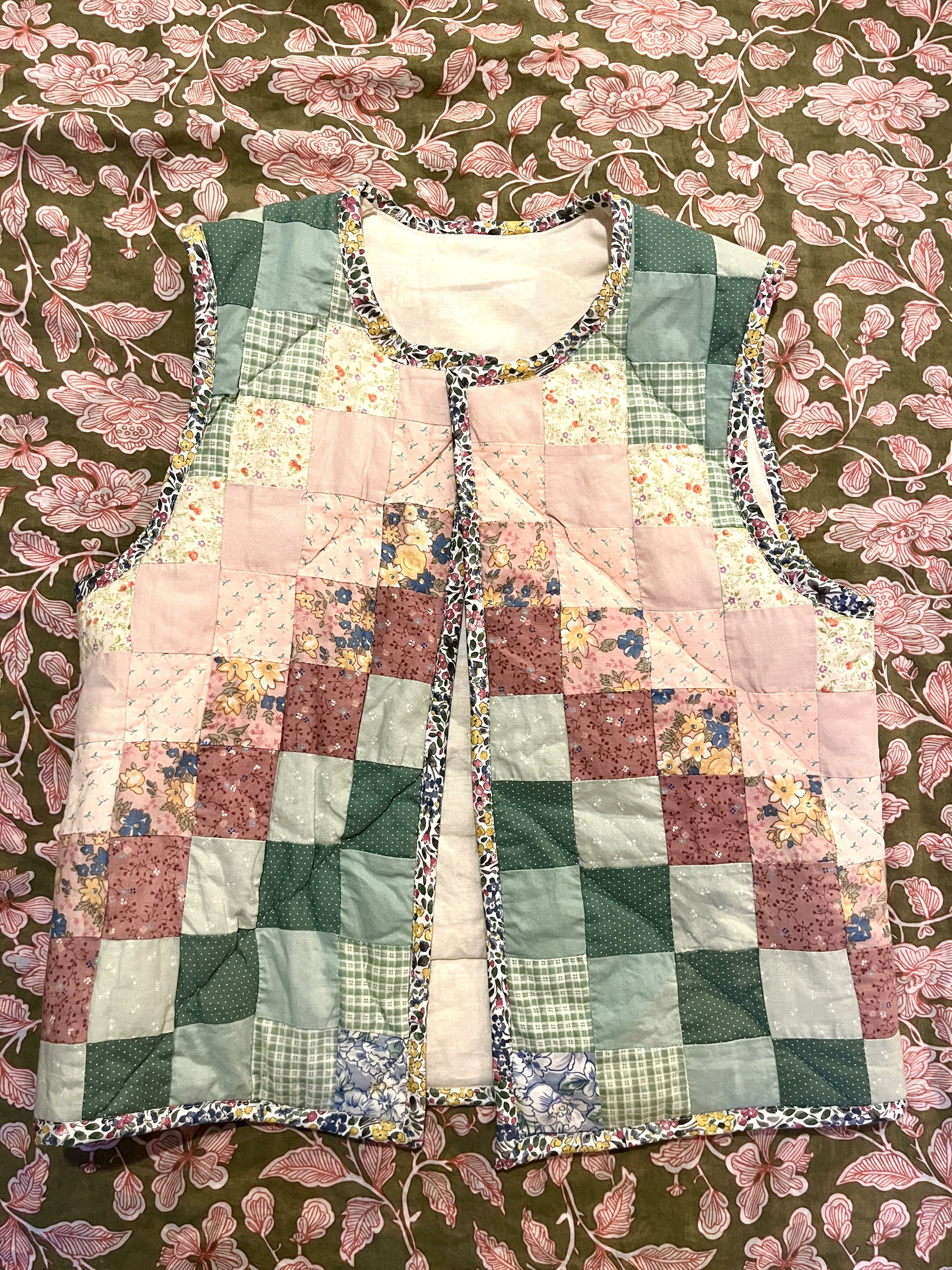 gilet patchwork candy 5