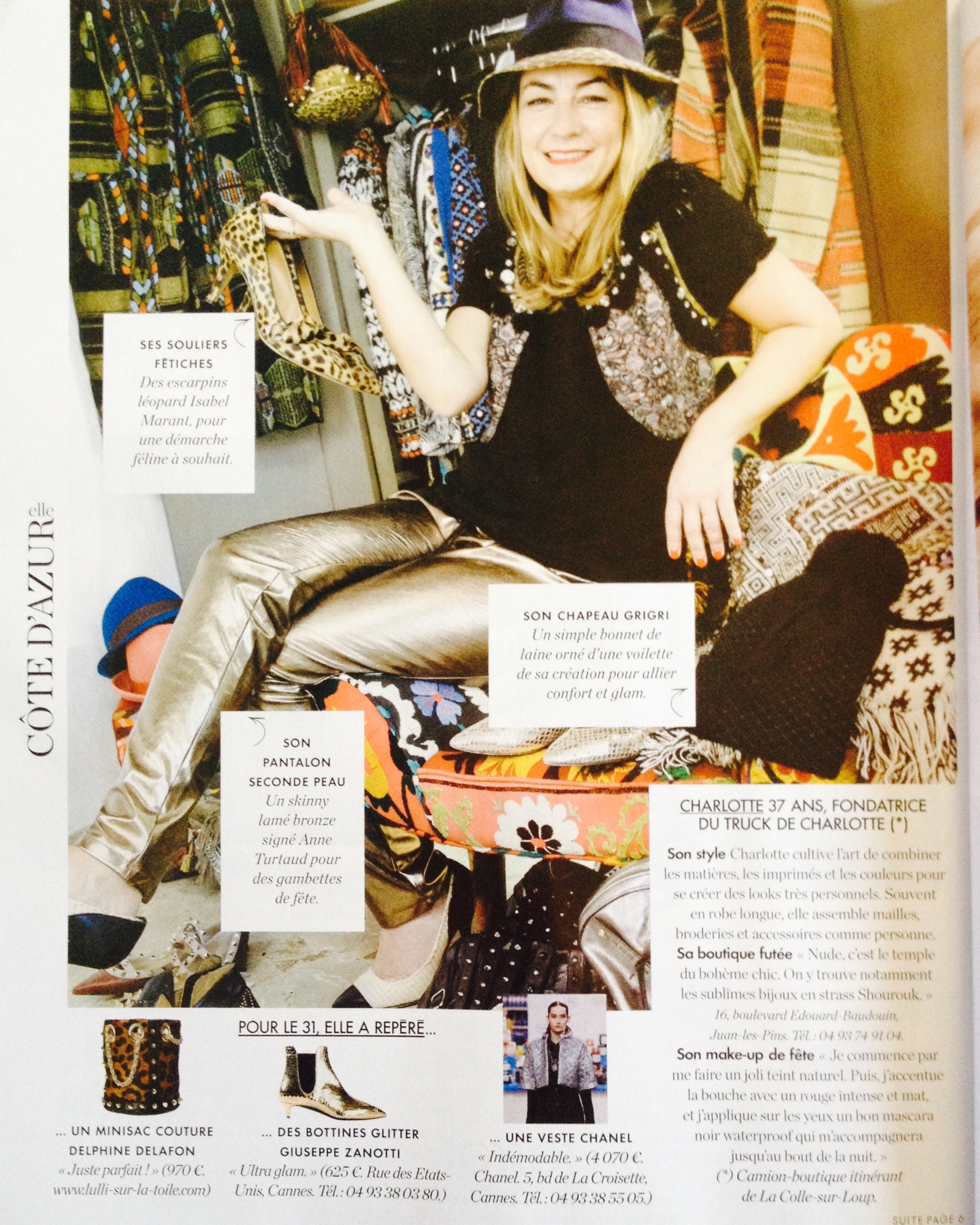 elle edition cote d azur du 5 decembre 2014