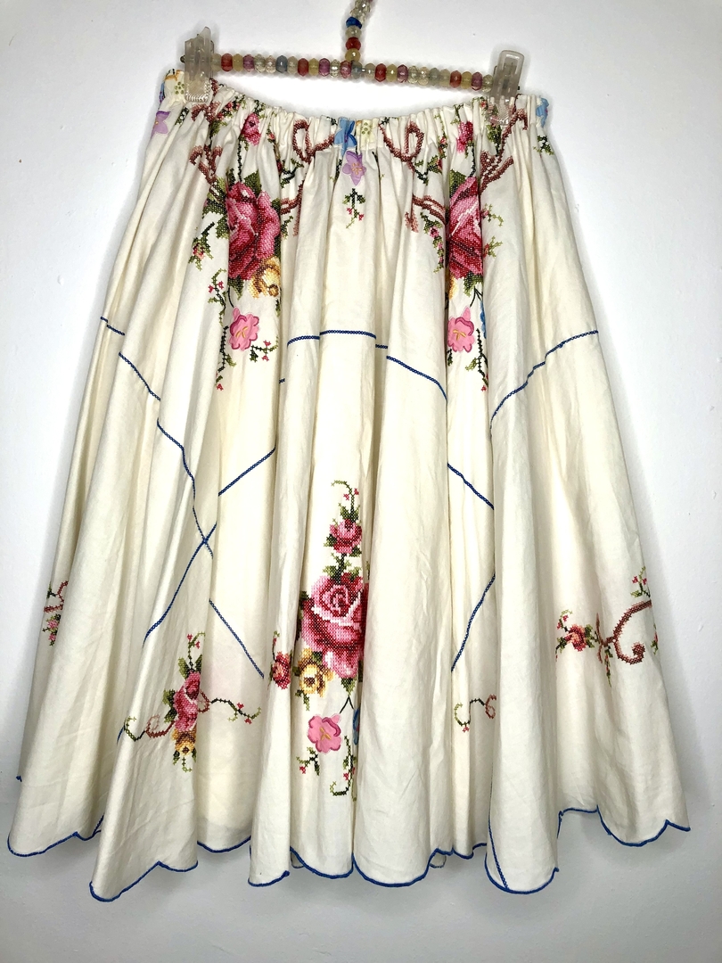 Jupe Ancienne Pour Enfant – Vêtement Poupée, Dentelles, Volants, Vintage
