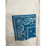 CHEMISE BANDANA BLEU D2TAIL