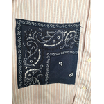 CHEMISE BANDANA BLEU MARINE DETAIL