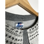 sweat vintage col dentelle détail russell