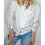 blouse romantique vintage portée