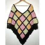 poncho crochet vintage