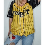 BASEBALL JAUNE ET NOIR PORTE