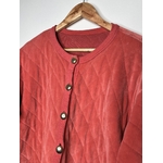veste velours matelassée détail col