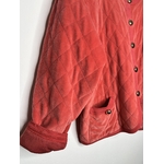 veste velours matelassée détail